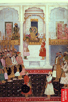 A mogul durbar (noble court) c. 1650.